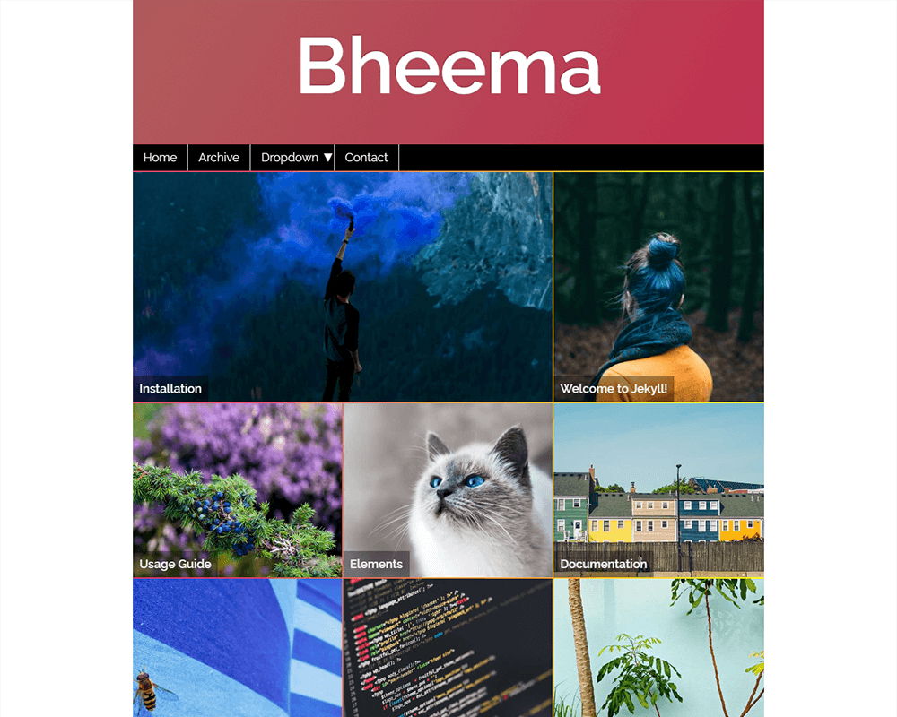 webjeda bheema jekyll theme